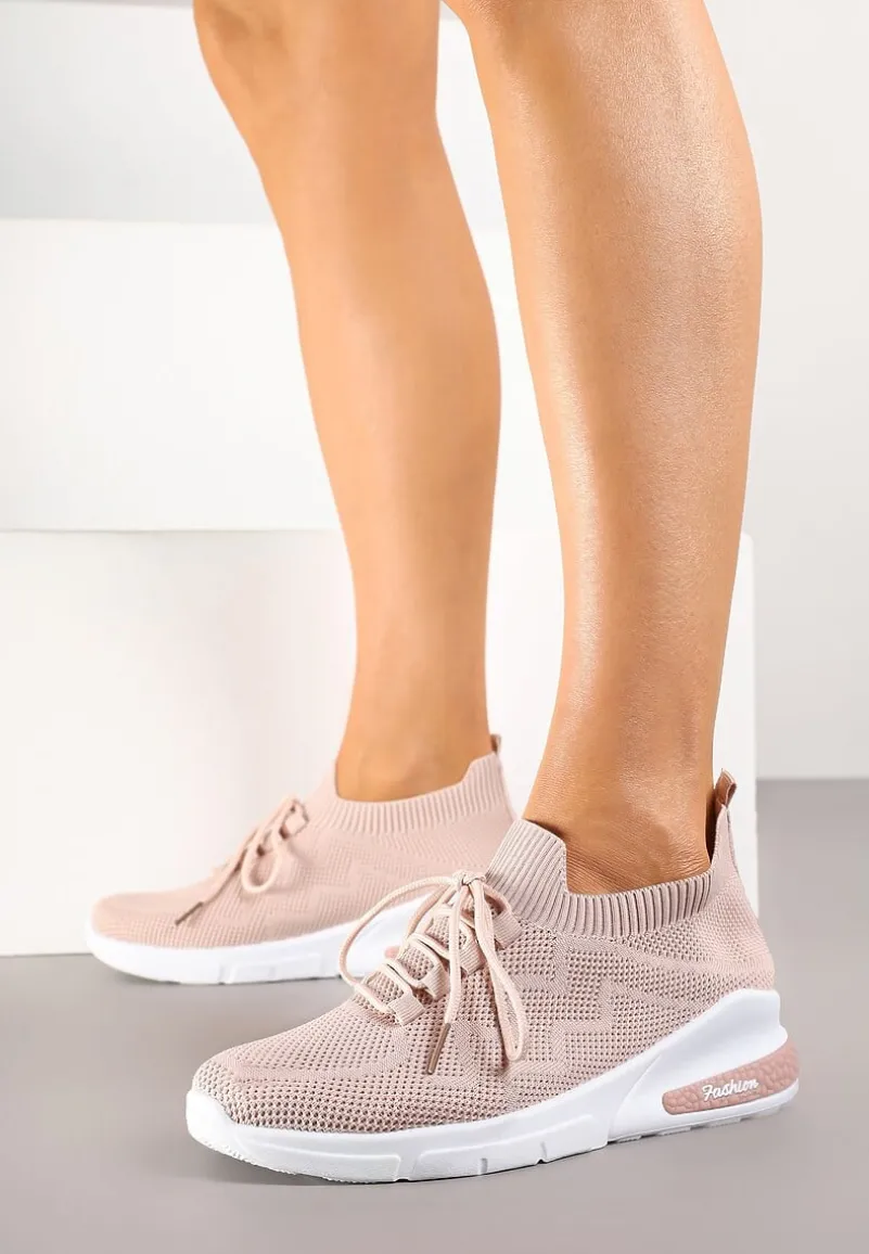 Beżowe Buty Sportowe Philone