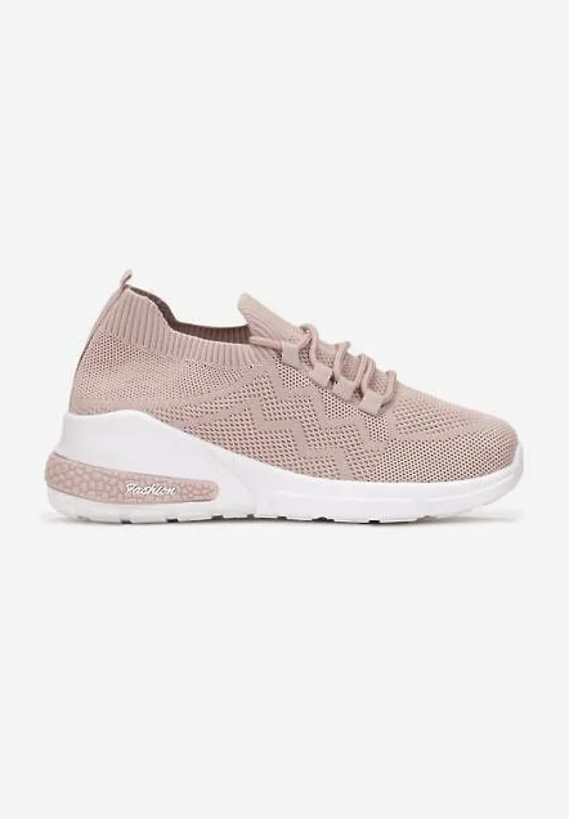 Beżowe Buty Sportowe Philone