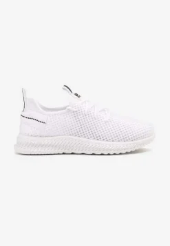 Białe Elastyczne Buty Sportowe Sneakersy Nuriane