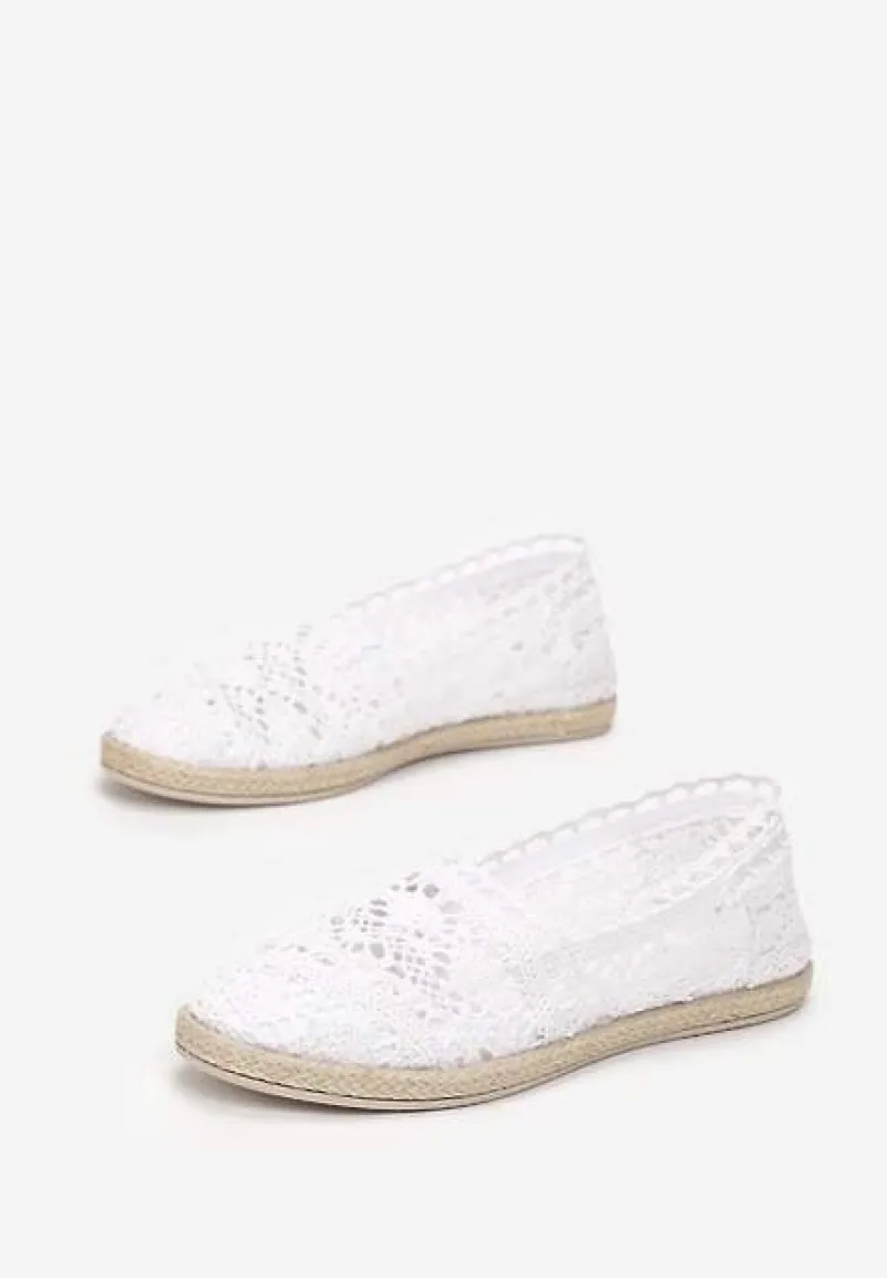 Białe Espadryle Gratifyinglys
