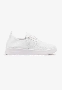 Białe Siateczkowe Buty Sportowe Sneakersy Eravessa