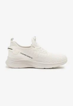 Białe Siateczkowe Buty Sportowe Sneakersy Ulinoria
