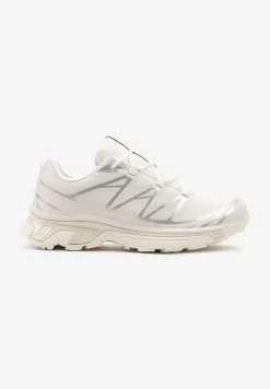 Białe Sneakersy na Grubej Podeszwie ze Sznurowaniem i Ozdobnymi Gumowymi Elementami Tellgina