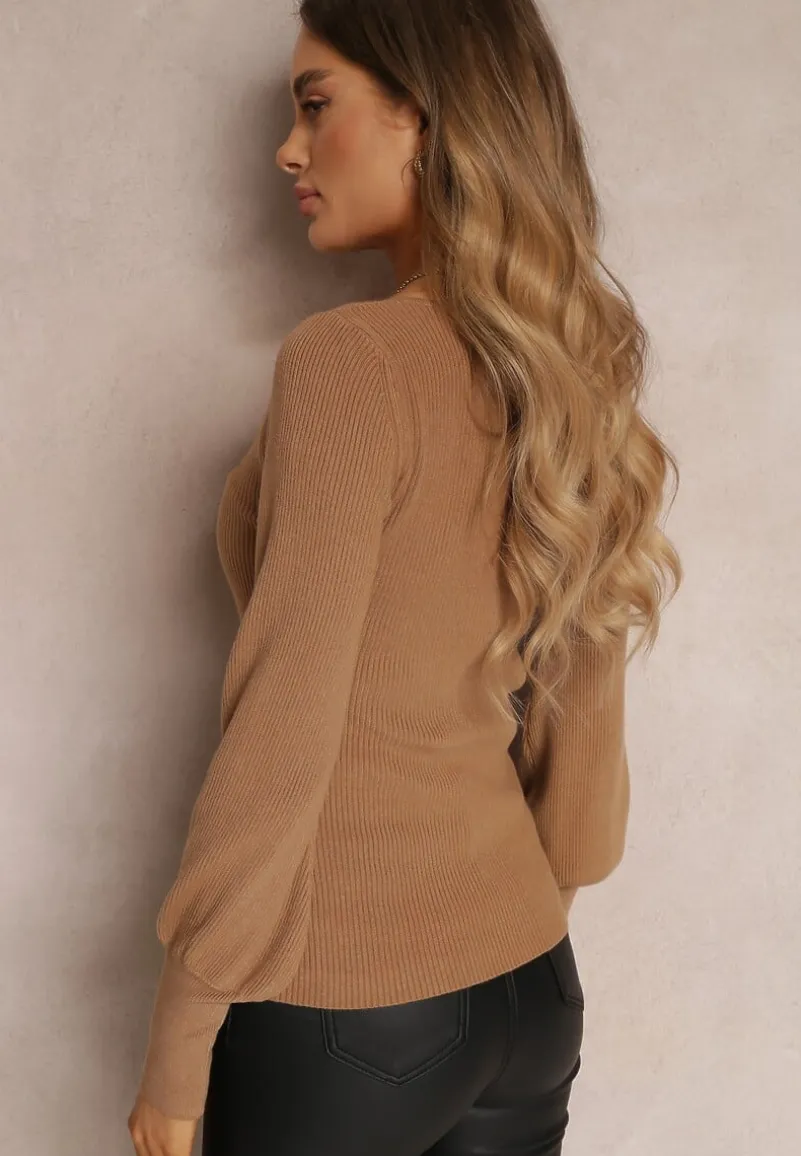 Brązowy Sweter Oranrad