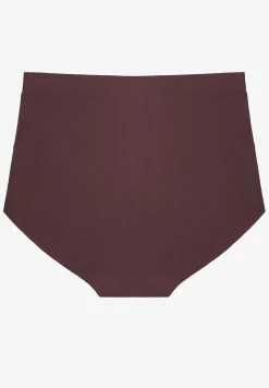 Ciemnofioletowe Bezszwowe Majtki High Waist Navorila