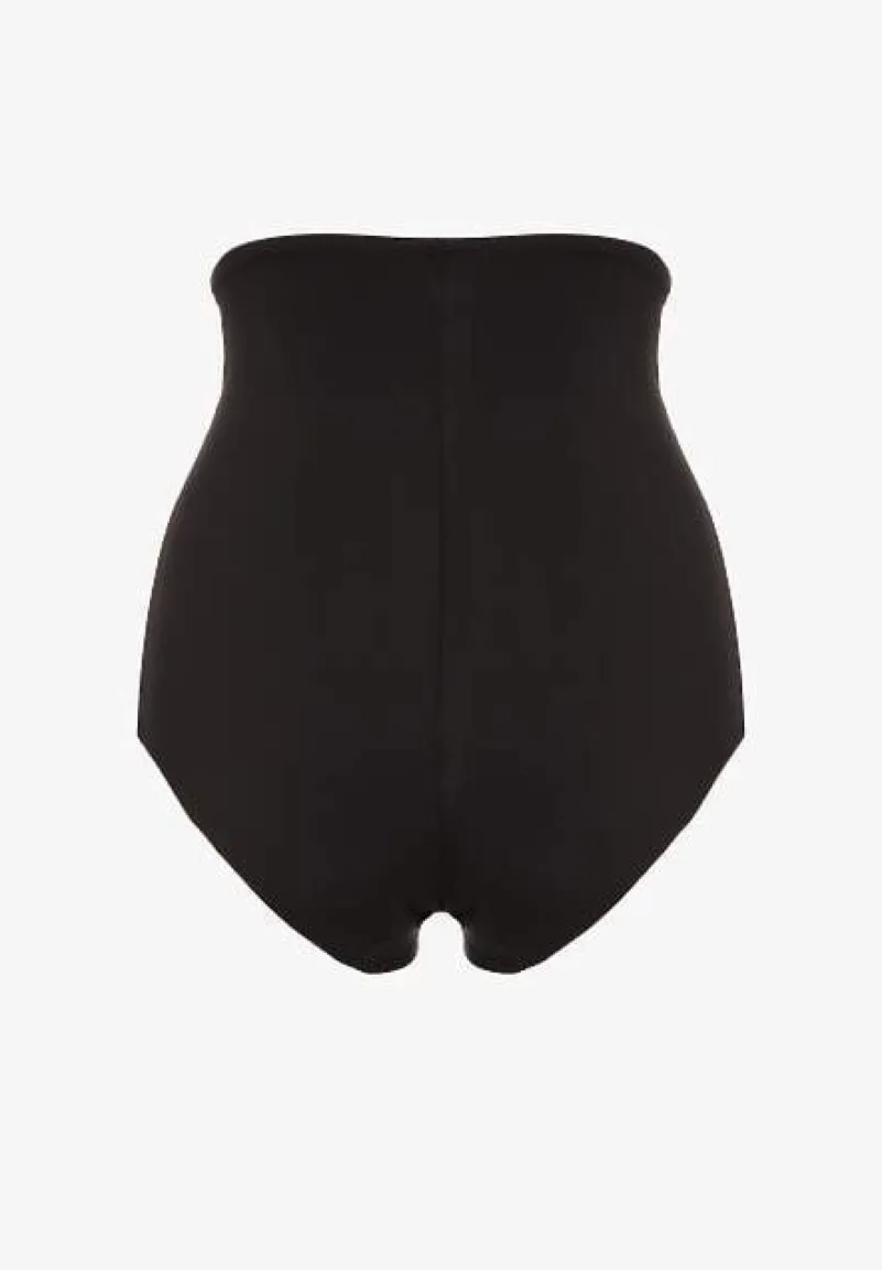 Czarne Majtki Modelujące High Waist Savirolle