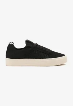 Czarne Siateczkowe Sneakersy Ozdobione Metaliczną Nicią Nimiarene