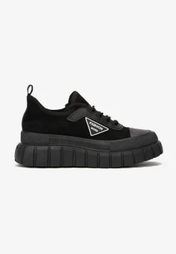 Czarne Sneakersy Christelle