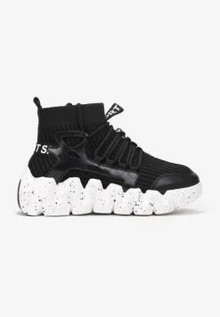 Czarne Sneakersy Chrysialla