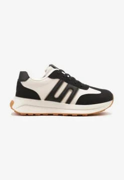 Czarne Sneakersy Ozdobione Geometrycznym Wzorem Eldvisa