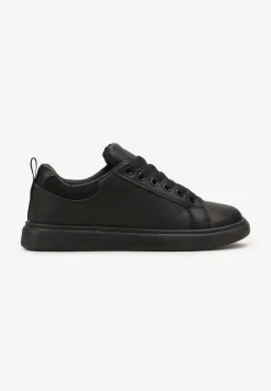 Czarne Sznurowane Sneakersy Vilimea