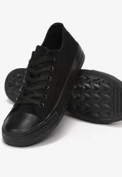 Czarne Trampki Lakelet