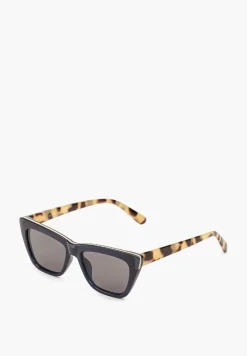 Granatowe Okulary Przeciwsłoneczne Cat Eye z Filtrem UV Diralea