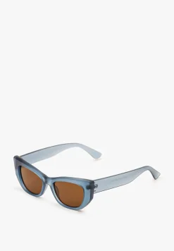 Niebieskie Designerskie Okulary Przeciwsłoneczne z Filtrem UV z Lekkiego Tworzywa Quesdia