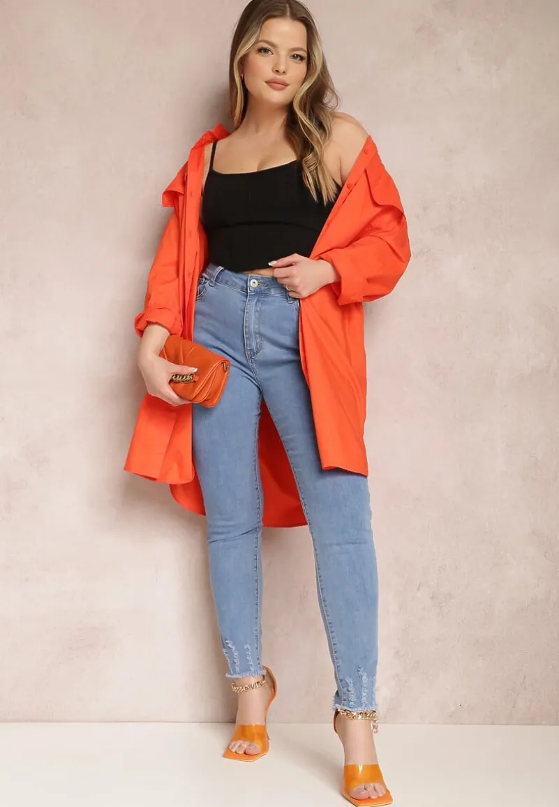Niebieskie Jeansy Platinos