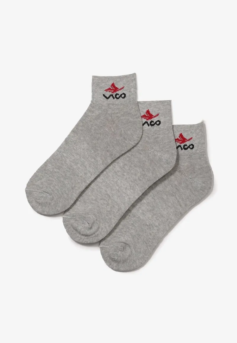 3-pack Szare Skarpety Nahlura