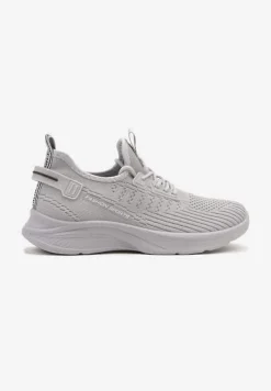 Szare Siateczkowe Buty Sportowe Sneakersy Ulinoria
